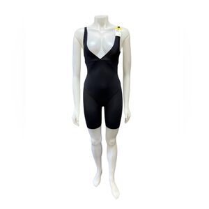Maidenform NWT Black Shapeware Bodysuit Romper Size Medium
